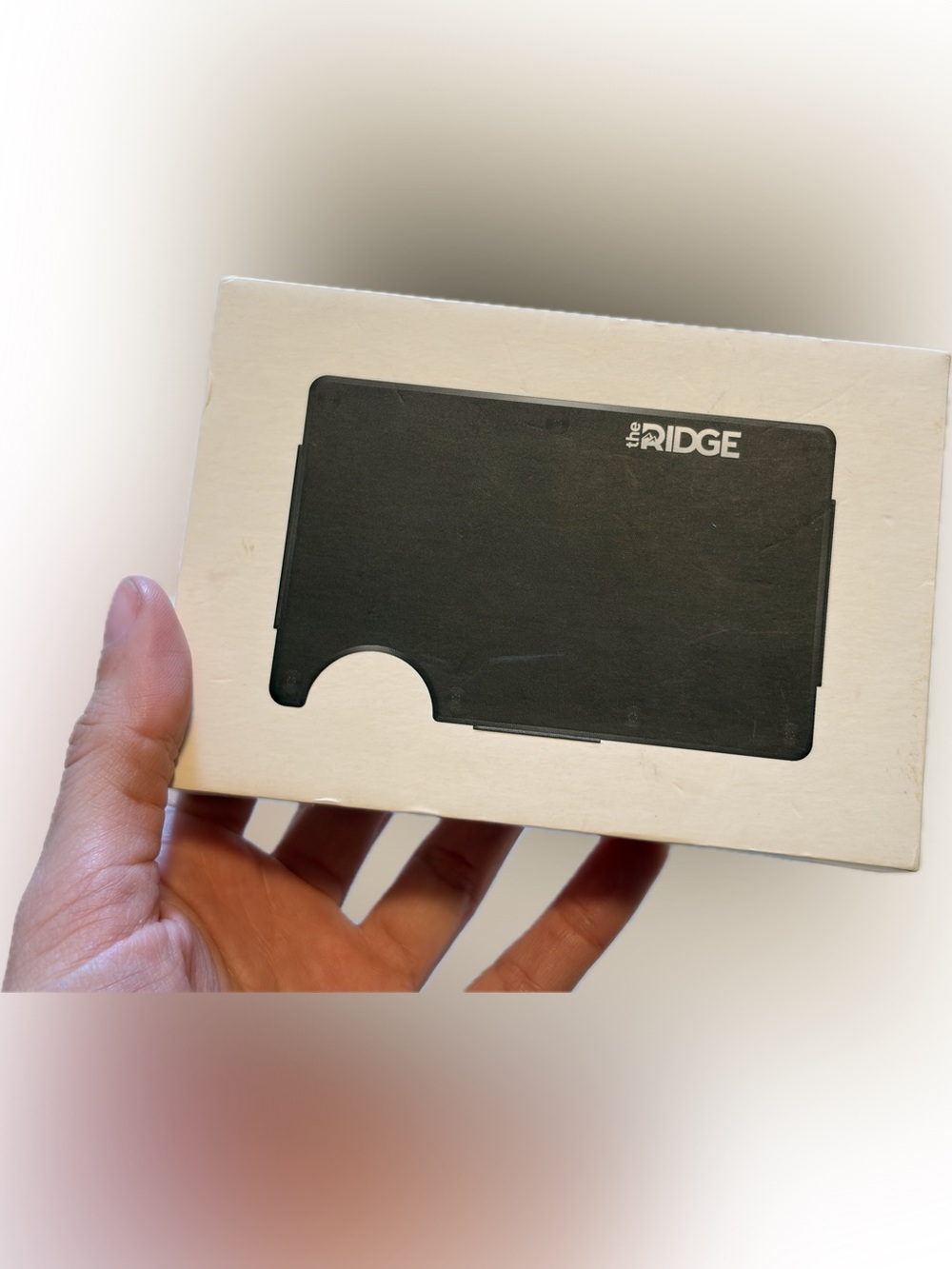 THE RIDGE ALUMINUM BLACK WALLET